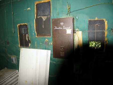 Burnside Drive-In Theatre - Sound Panel - Photo From Water Winter Wonderland